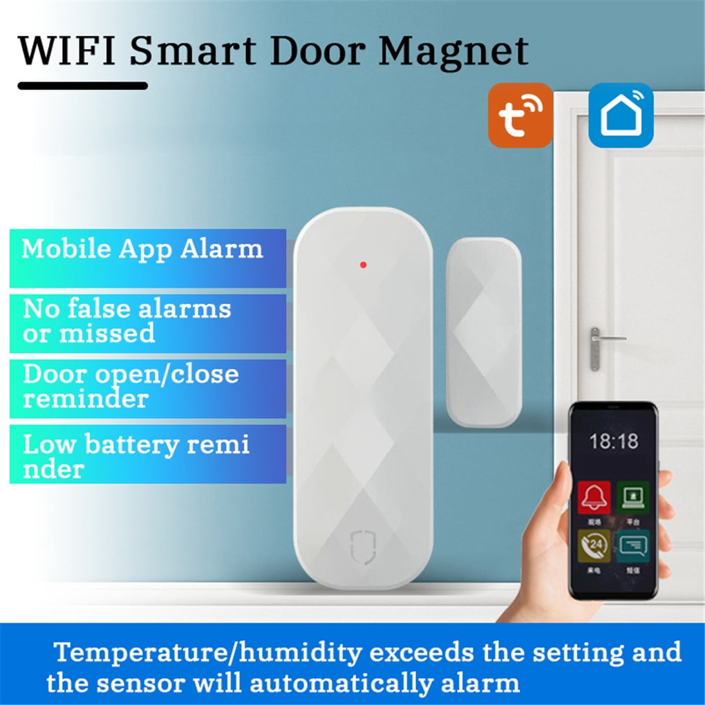Wireless House Alarm System Smart Door Window Alarm Sensor WiFi Remote Control for Home Security