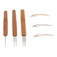 thumbnail image 3 of Dreadlocks Crochet Hook Set, Weaving Exquisite Multipurpose Lock Crochet Hook Hair Set 6pcs  For DIY, 3 of 8