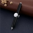 thumbnail image 2 of maskred Multi-Function Metal Finger Gyro Spinning Toy Gyroscope Pen Light Ball Pen Shape Relieve Stress Toy Gift black, 2 of 6