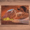thumbnail image 5 of Ambesonne USA Jigsaw Puzzle Durable Cardboard, Neon Canyon Scenery at Autumn, 1000 pcs, Cinnamon and Earth Yellow, 5 of 5