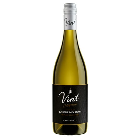 Vint California Chardonnay White Wine, 750 ml Bottle, 13.5% ABV