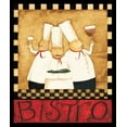 thumbnail image 2 of DiPaolo, Dan 12x13 Black Ornate Wood Framed with Double Matting Museum Art Print Titled - Chefs, 2 of 4