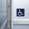 thumbnail image 6 of Uxcell 6x6 Inch Handicap Sign Stickers, Vinyl Accessible Sign Disabled Symbol Weatherproof for Wheelchair Person 12Pcs, 6 of 6