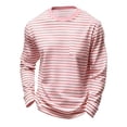 thumbnail image 6 of XIYON Girl's T Shirts Girls Striped Long Sleeve Tee Shirt With Convenient Side Pocket Casual Comfortable Top For Everyday Play And School Casual Tshirts 4-5 Years, 6 of 6