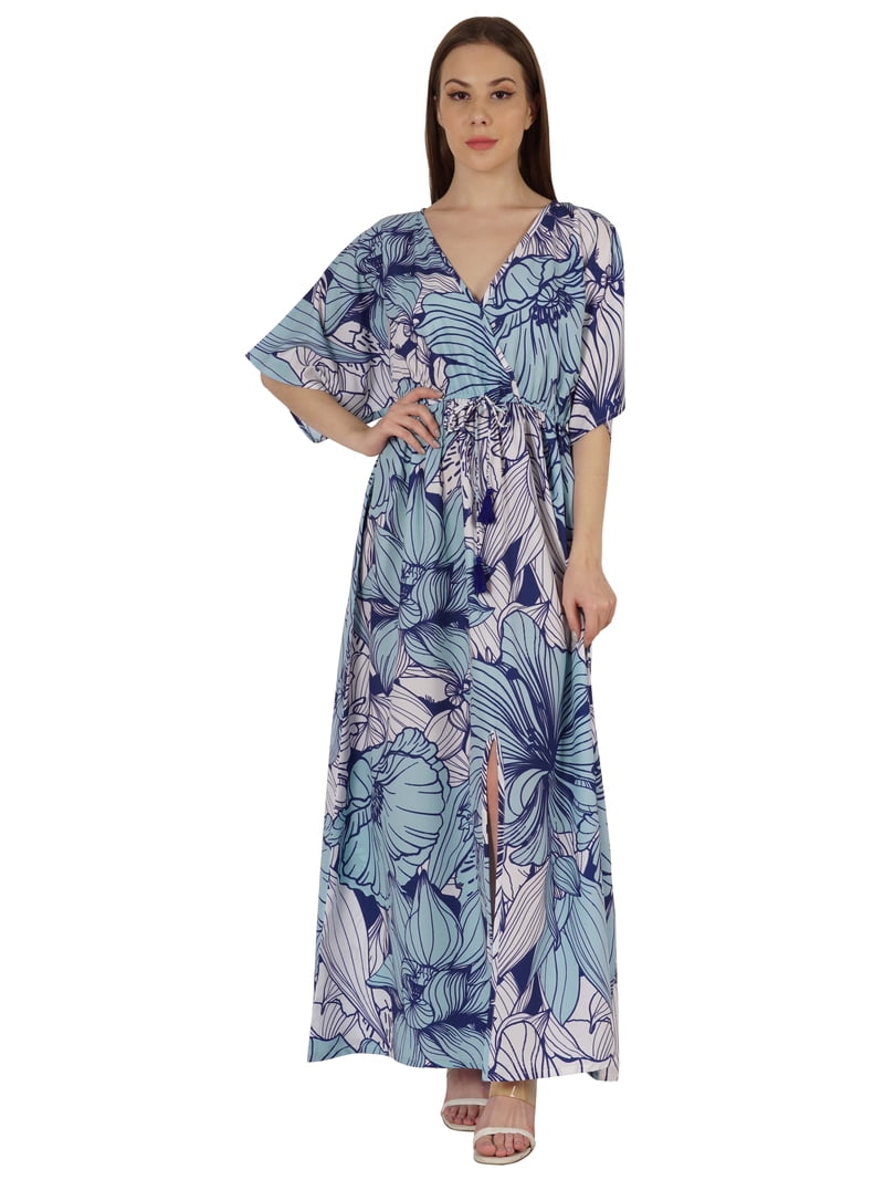 white christmas dresses Kimono Sleeve Dress