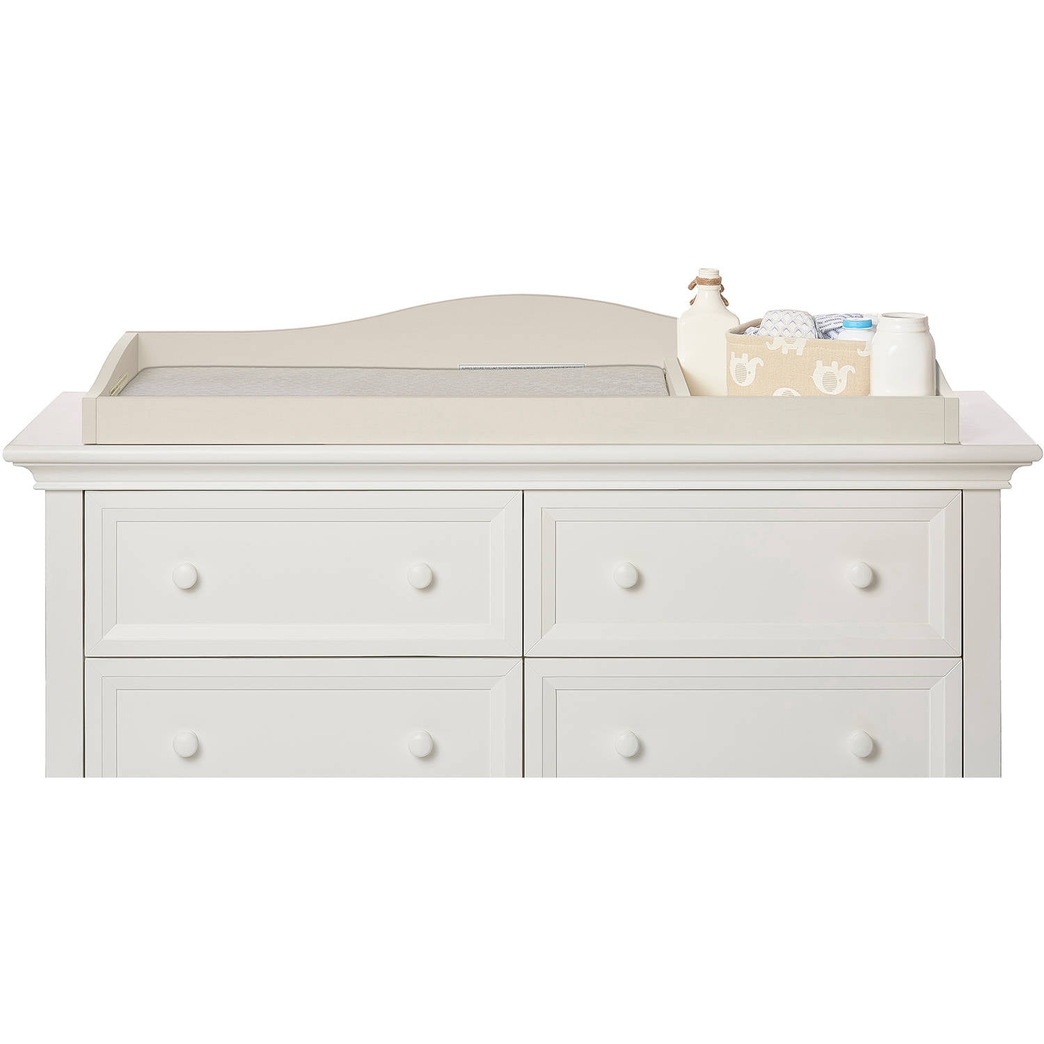 rustic grey changing table