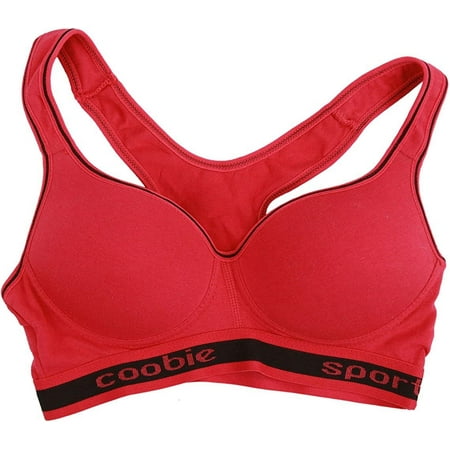 

ToBeInStyle Women s Pull-Over Racerback Sports Bra w/Jennifer Sport Text Print