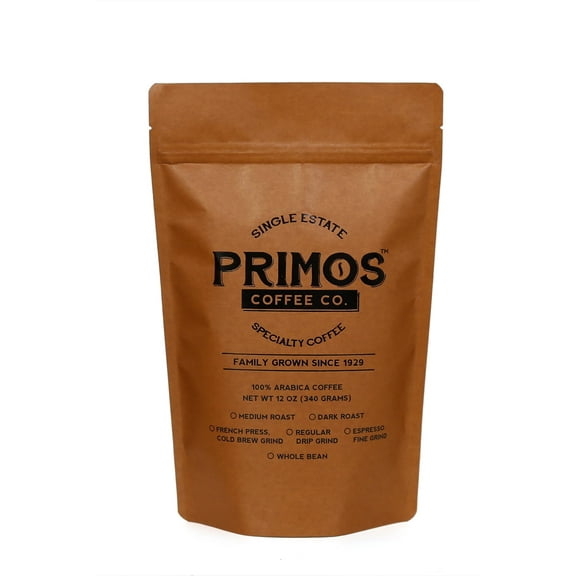 Primos Coffee Co, French Press Coffee, Coarse Ground, Medium Roast, 12 oz