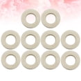 thumbnail image 3 of Shisuyan 10 Pcs Rondelles en Feutre Trompette Coussin Accessoire d'Instrument de Musique Trompette (Blanc), 3 of 9