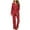 K, variant on Christmas Pajamas for Women Holiday Party Christmas Printed Two Piece Pajama Sets Loose Fitting Turndown Collar Long Sleeve Shirts and Long Pajama Pants