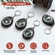 thumbnail image 4 of Brújula con Llavero [18PCS] - Brújula Mini de Supervivencia a Granel con Anillo para Senderismo y Camping - [Negro], 4 of 6