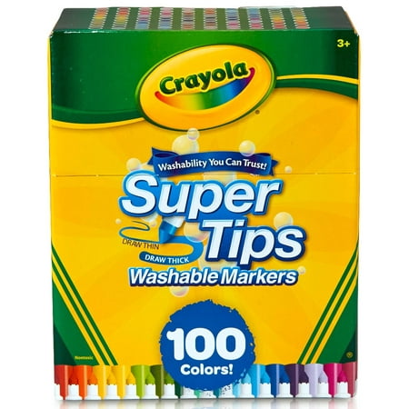 Crayola 100ct Super Tips Washable Markers