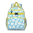 thumbnail image 1 of Boho Daisy Aesthetic Backpack - Vintage Floral Pattern, Adjustable Straps for Teens & Commuters, 1 of 5