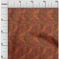 thumbnail image 2 of oneOone Cotton Cambric Orange Fabric Tropical Sewing Fabric By The Yard Printed Diy Clothing Sewing Supplies 42 Inch Wide, 2 of 5