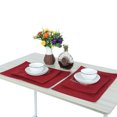 thumbnail image 2 of LHCER 4PCS Merry Christmas Printed Placemats Fashion Linen Protective Dining Table Mats Christmas Tableware Kitchen Tools,Table Mats,Christmas Decoration, 2 of 10