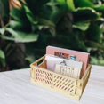 thumbnail image 2 of Abbracc Plastic Storage Basket with Handles Mini for Drawers yellow, 2 of 9