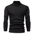 thumbnail image 2 of Men's Turtleneck Sweater Long Sleeve Ribbed Knit Pullover Slim Fit Casual Top, 2 of 5