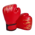 thumbnail image 1 of Maytalsory 2pcs PU Box Training Gloves With Shock Absorber Professional Sparring Boxing Glove Kid Boxing Gloves Red, 1 of 6