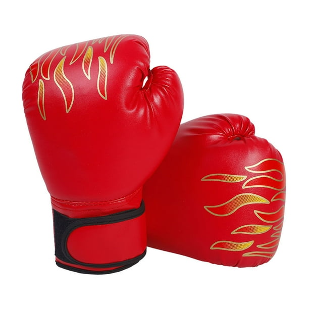 Soidarity 2 guantes de boxeo Sparring con soporte completo para muñeca, guantes de entrenamiento profesionales con caja amortiguadora Boxeo Rojo