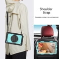 thumbnail image 5 of Case for Samsung Galaxy Tab A7 Lite 2021 8.7 inch with Screen Protector, 360 Degree Rotating Kickstand Hand Strap Heavy Duty Shockproof Cover with Shoulder Strap, Sky Blue PC, 5 of 7
