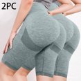 thumbnail image 2 of Butt Sculpting Yoga Pants for Women High Rise Workout Leggings Seamless 4-Way Stretch with Tummy Control Elastic Waist Band Beach Vacations, 2 of 3