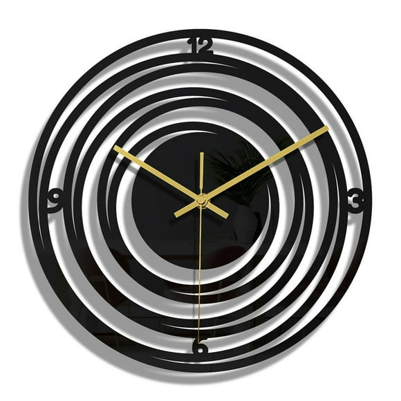 Digital Round Wall Clock