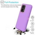 thumbnail image 6 of For Motorola Moto G Stylus 5G 2024 Case, Defender Phone Case For Moto G Stylus 5G 2024 6.5",Takfox Heavy Duty Shockproof Rugged Rubber Full Body Protective, 3 in 1 Hybrid Bumper Cover (Purple), 6 of 9