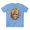 Carolina Blue, variant on Carnival Mask Graphic T-Shirt Unisex 100 Cotton With Antique Gold Art Design Tee 8