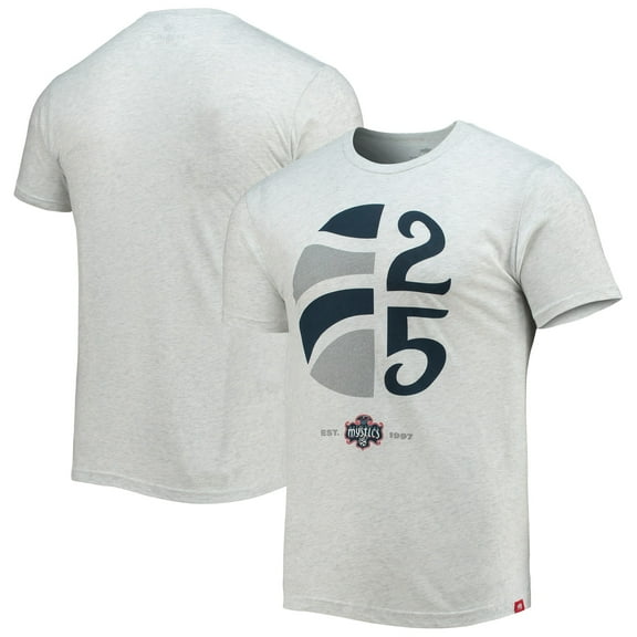 Men's Sportiqe White Washington Mystics 25th Anniversary Logo Tri-Blend T-Shirt