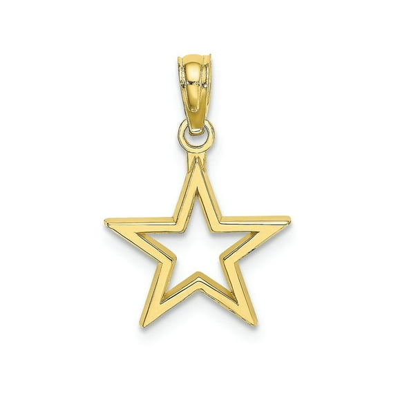 FJC Finejewelers 10k Yellow Gold Star Charm