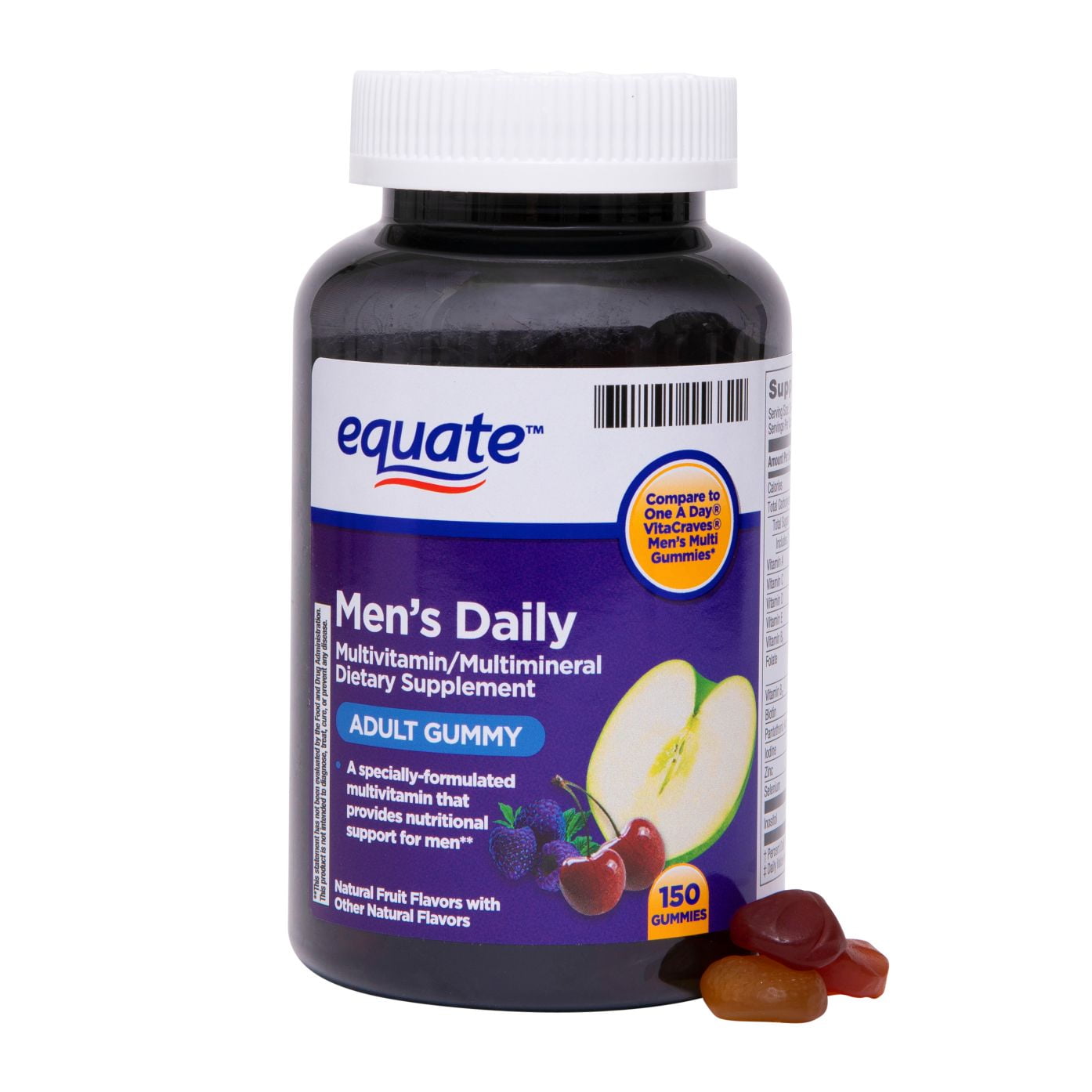 Equate Once Daily Men's Multivitamin Gummies, 150 Ct