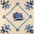 thumbnail image 2 of Delft blue pigs II Poster Print by van Steveninck Shunyam, 2 of 2