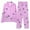 Hot Pink, variant on Womens Comfort Pajama Sets Soft Two Piece Sleepwear Long Sleeve Button Down Sleep Shirts with Pajamas Pants Loungewear Set 2026 Spring