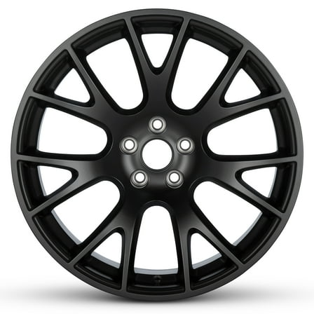 For 2015-2023 Dodge Challenger 20 Inch Painted Satin Black Rim - OE Direct Replacement - Road Ready Car Wheel