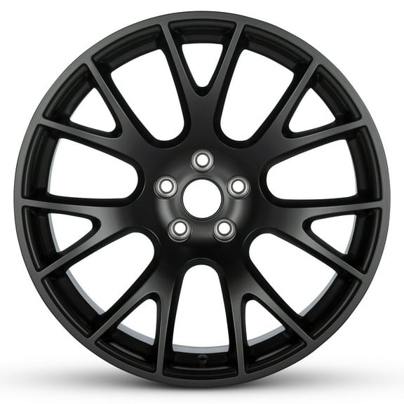 For 2015-2023 Dodge Challenger 20 Inch Painted Satin Black Rim - OE Direct Replacement - Road Ready Car Wheel