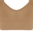 thumbnail image 6 of Feancey Womens Wireless Sports Bras Ribbed Knit Open Back Yoga Bra Spaghetti Strap Casual High Impact Workout Bras Breathable No Underwire Everyday Underwear, 6 of 6