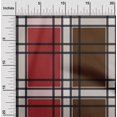 thumbnail image 1 of oneOone Viscose Jersey Fabric Madras Check Printed Craft Fabric BTY 60 Inch Wide, 1 of 1