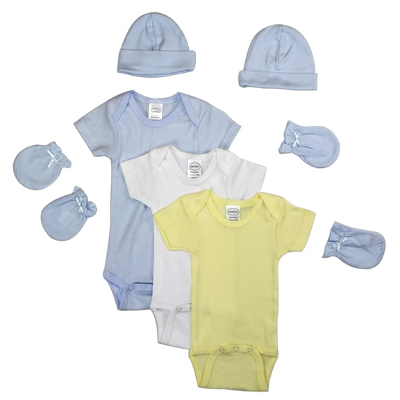 Bambini Newborn Baby Boys 7 Pc Layette Baby Shower Gift Set