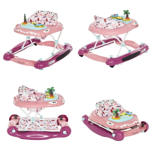Dream On Me Baby Steps Activity Walker & Rocker, Blue