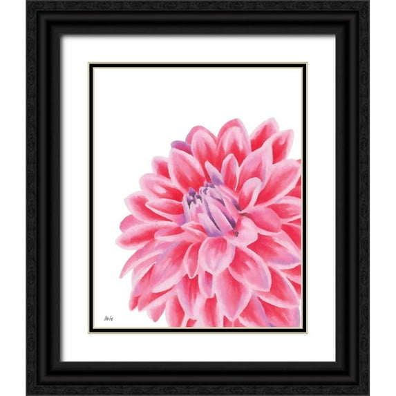 Fay, Mela 20x24 Black Ornate Wood Framed with Double Matting Museum Art Print Titled - Chrysanthemum