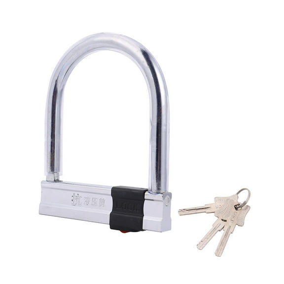 LABSERRON Bike Anti Theft Lock U Shaped Heavy Duty for Outdoor Cycling and Security 1Pc 8.1x6.1x0.8in