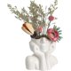 thumbnail image 1 of Ceramic Face Vase Artistic Head Vase For Decor, Women Face Planter Human Body Flower Vase Centerpiece For Home Office, 1 of 5