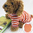 thumbnail image 1 of Dog Striped T Shirt Dog Shirt Pet Apparel For Small To Medium Dogs Puppy, 1 of 9