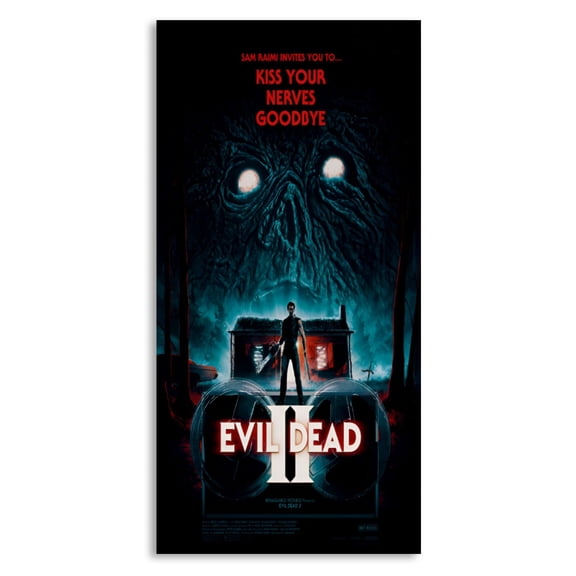 Wall Poster for Bedroom Decor Art Print - Classic Horror Movie the Evil Dead Poster (Size: 8'x16')