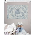thumbnail image 4 of Tapis d'appoint lavable Harris 2 pi x 3 pi gris et ivoire, 4 of 7