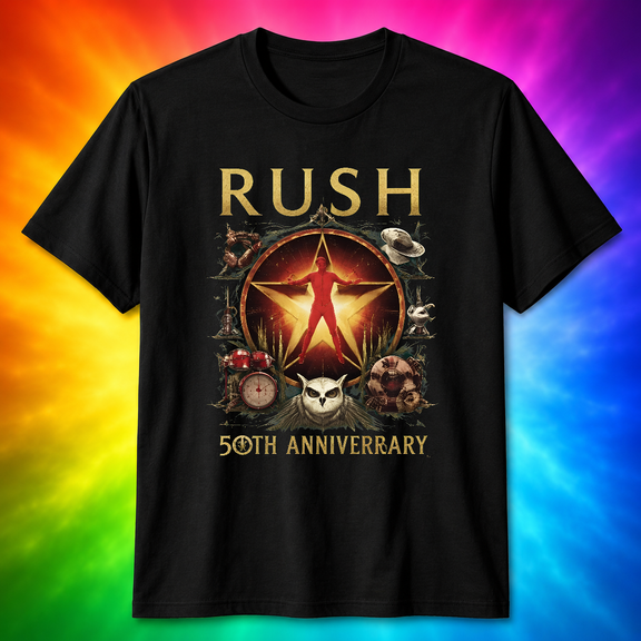 Classic Rock Black Vintage Band Style Graphic Retro Concert Heavy Metal Unisex T-Shirt V19741, S-5XL