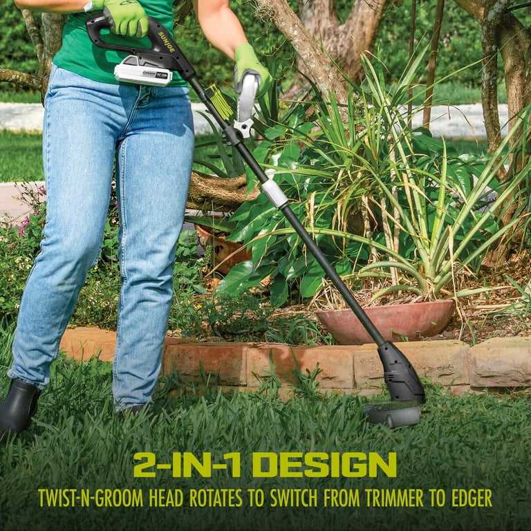 Sun Joe, Cordless Leaf Blower and Trimmer Combo Kit, 24V-GT4MAX