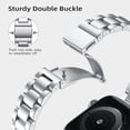 thumbnail image 5 of ZYX Slim Stainless Steel Band for Apple Watch, Women's 14mm Thin Metal Strap with Tool, Sliver, 38mm/40mm/41mm/42mm(Series 10 11), 5 of 7