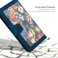 thumbnail image 6 of JiaheCover for Google Pixel 8, Crossbody Multi-Function Wallet Case,Rugged Magnetic Shockproof Flower Pattern Shoulder Strap,Card Holder Stand Full Body Protection Case, darkblue, 6 of 7