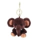 thumbnail image 1 of Felpa elefante muñeca llavero colgantes muñeca llavero adorno colgante para bolso llave de coche (café oscuro), 1 of 5